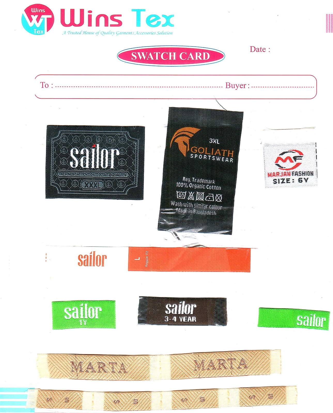WOVEN LABEL
